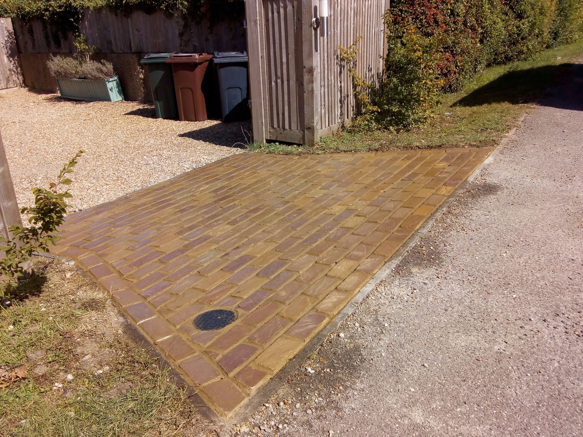 Block paving